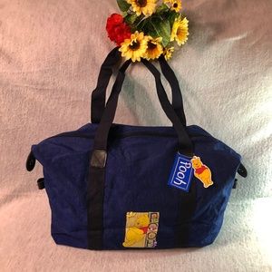 NWT - Disney Navy Blue Pooh Bear Tote Bag